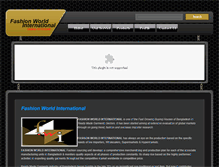 Tablet Screenshot of fashionworldint.com